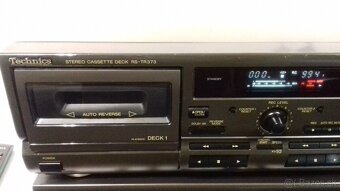 Kazetovy 2- deck TECHNICS RS-TR373 Dolby B, C = vyroba Japan - 2