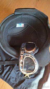 Helma mil-tec retro cierna M 57-58cm - 2