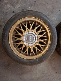 BBS 5x100 r15 2ks Vzor 5mm Pneu 195/50 r15 Rok 11/16 - 2