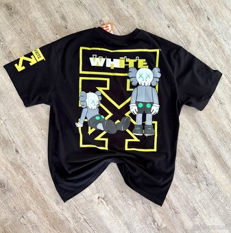 Pánske tričko OFF WHITE x KAWS MANGALIA XXL - 2