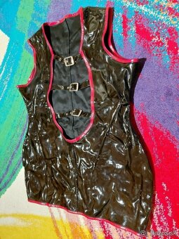 Šteklive Pvc šaty od black level - 2