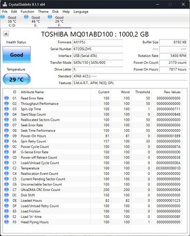Predám 1TB externý HDD - 2