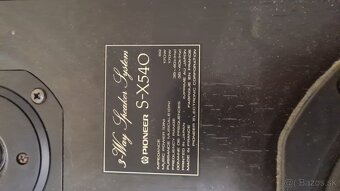 Reproduktory Pioneer aj zosilovač - 2