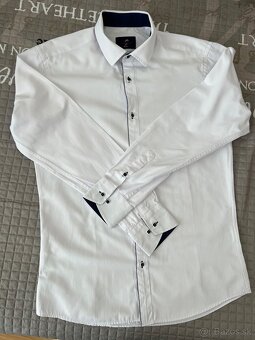 Košeľa biela č. M,  39-40 - 2