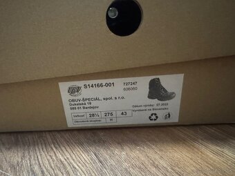 Vojenská treková obuv veľkosť 43 - 2