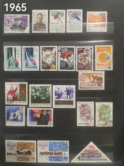 Predám poštové známky ZSSR - REZERVOVANÉ - 2