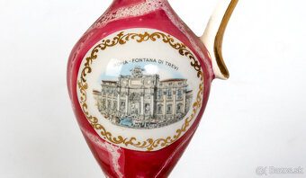 Starožitný dekoračný džbánik s motívom Ríma - 2