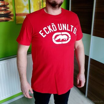 Tričko pánske, zn. Ecko Unlimited - červené - 2