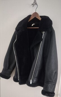 Kožušinková bunda Mango xl - 2