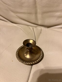 Indicky kovový svietnik na jednu sviečku - 2