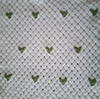 Puffy deka srdiečková - 2