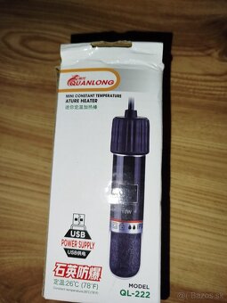 Mini ohrievač do akvária – USB (26°C) – NOVÝ - 2