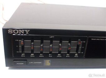 2x7 pasmovy graficky equalizer SONY SEQ-411, vyrobene JAPAN - 2