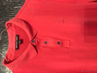 MICHAEL KORS originál lososové pánske polotricko L/XL - 2