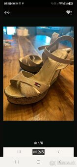 Predám Tommy Hilfiger sandále veľkosť 39 - 2