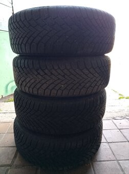 Predám Zimné pneumatiky Na plech Disky 5x112 R16 - 2