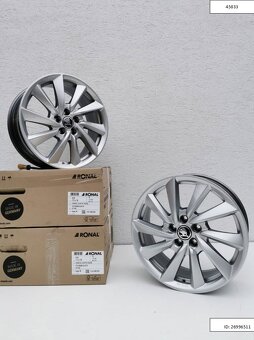 Nové Ronal 7,5X18 ET40 5X112 Škoda Alu disky R18 1216 - 2