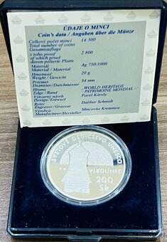 Strieborna minca 200sk Vlkolinec - 2