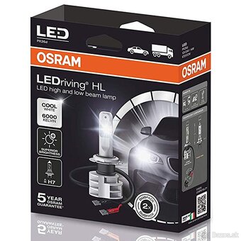 Osram gen2 LEDriving HL H7 12/24V LED 6000K 2ks - 2