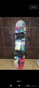 Snowboard detsky BEANY "100" + topánky zn. Reaper veľ.33 - 2