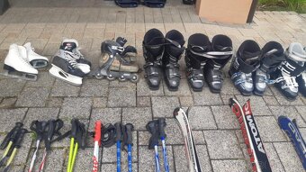 Predám lyže, výbavu a korčule – značkové - 2