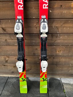 Detské lyže VÖLKL RACETIGER 140 + lyžiarky DALBELLO 225 mm - 2