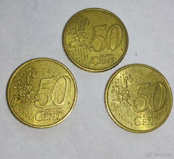 0,50 Eur Nemecko 2002, 2003, 2004 - 2