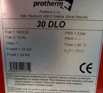 Liatinový kotol Protherm 30 - 2