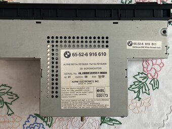 BMW OEM Radio Displej LCD, BM54 modul, DVD MK4 GPS mechanika - 2