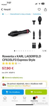 Kulmofén Rowenta x KARL LAGERFELD CF635LF0 Express Style - 2
