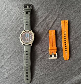 Predám Garmin fenix 7x pro sapphire solar Titanium - 2