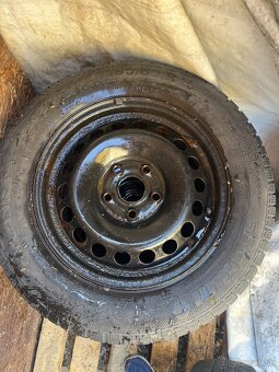 Zimne kolesa disky + pneumatiky 5x112 195/65R15 - 2