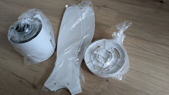 Stropný ventilátor biely so svetlom - 2