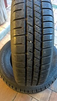 2 ks ZIMNÉ 195/70 R16 94H CONTINENTAL cca 8 mm  LEN 15-€/kus - 2