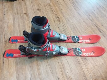 Detske lyže 90 cm + Lyžiarky 33ky - 2