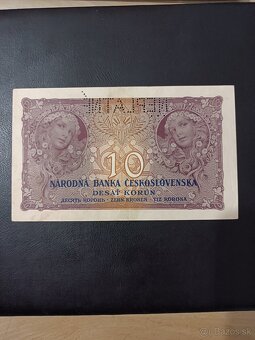 Bankovka 10kcs 1927 séria N - 2