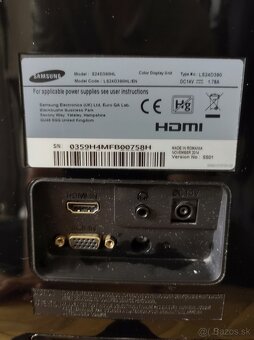 Monitor Samsung 24" S24D390HL - 2