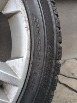 Koleso 225/45 R17 hliníkovy elektron, pneu Hankook Optimo 4S - 2