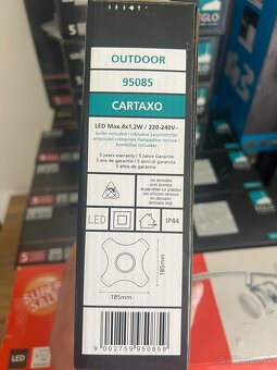 Eglo 95085 - Vonkajšie nástenné svietidlo CARTAXO 4xLED/1,2W - 2