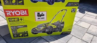 NOVY Zahradny set ryobi one+ 2x kosacka 1x vapka - 2