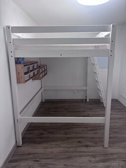 Vyvýšená posteľ s matracom IKEA - 2