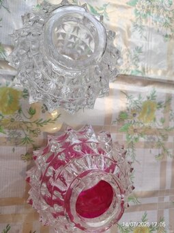 retro sklo na stolovú lampu - 2