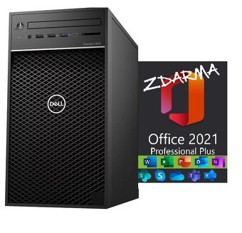 Značkový DELL Gamer i7 16GB 500GB RTX5050 8GB+24" Monitor - 2