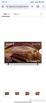 Predám TV Sony KD65X75WL - 2