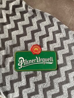 Pilsner Urquell - plechová tabuľa - 2