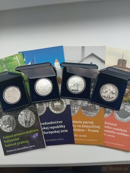 Strieborné 10 eurové mince PROOF - 2