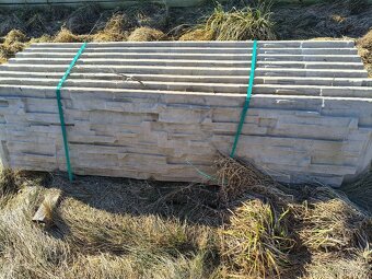 Betónový plot so stĺpikmi - 2