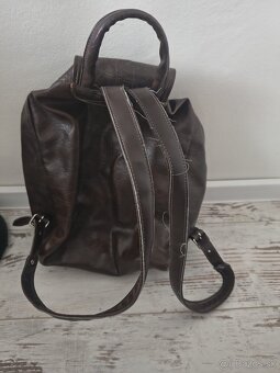 Kožený vintage batoh - 2