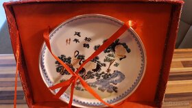 Keramika čínske šálky a tanier - 2