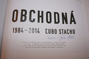 Ľubo Stacho: OBCHODNÁ 1984-2014 s podpisom autora - 2